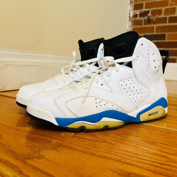 Nike Other - VNDS Nike Air Jordan 6 Sport Blue size 13 384664-107 OG VI Retro White